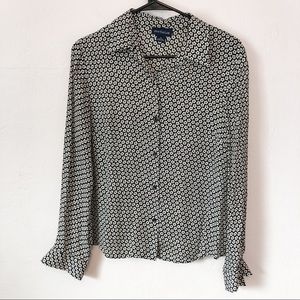 Vintage Ann Taylor 100% Silk Blouse
